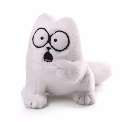 China CHStoy Eco - Friendly Cat Lovely White Toy Simon Stuffed Animal Plush Toy for sale