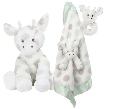 China CHStoy OEM Design Super Soft Custom Lovely Cartoon Giraffe Small Soft Toy Ecofriendly Cotton Multifunction Saliva Plush Towel For Kids for sale