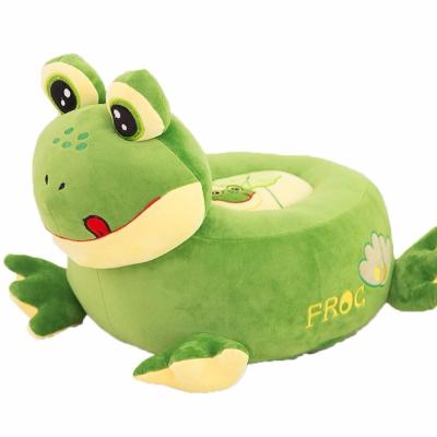 China CHStoy Eco-friendly Custom Plush Frog Toy Chair / Stuffed Animal Baby Sofa for sale