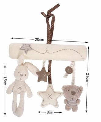 China CHStoy Eco-Friendly Toy Stuffed Crib Animals Hanging Bell Bell Toy for sale