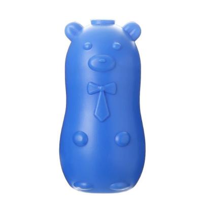 China Viable Blue Bubble Household Toilet Decontamination Agent Bear Bottle Cleaner for sale