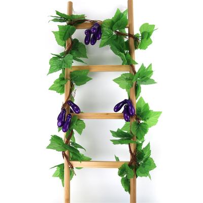 China Vintage simulation fruit rattan ceiling green plant decoration branch fruit tree flower vine plant decoration for sale