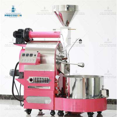 China Double Layer Stainless Steel Drum Nut 5Kg 10Kg 15Kg  Multi Burner Roasting Machine Bean Coffee Roaster à venda