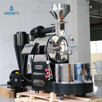 중국 3kg 6kg Food Grade Double Layer Stainless Steel Drum Construction Coffee Roasters 판매용