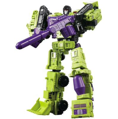 China MODEL TOY WEIJIANG 6 in 1 25CM G1 Devastator Transformation WJ Action Figures Knockout DX9 Robot Car Truck Oversized Model for sale