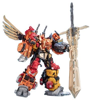 China TOY Jinbao MODEL OVERSIZE Warbotron Bruticus MMC Predaking Feral Rex Transformation Toy for sale