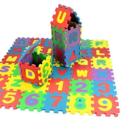 China 36Pcs Educational Toy Baby Kid Number Alphabet Puzzle Foam Electronic Math Toy Gift Hot for sale