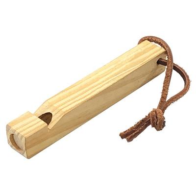 China Train Railway Play Wooden Train Whistle Toy Wood Whistles with lanyards for sale