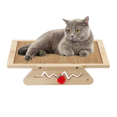 China Sustainable Cat Scratcher Natural Sisal Scratch Ramp with 4 Changeable Shapes - cat scratching pad for indoor-WOWME for sale