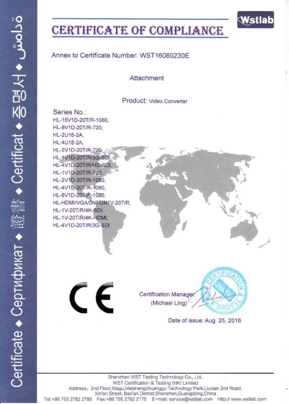 CE-2 - Ho-link Technology Co., Limited