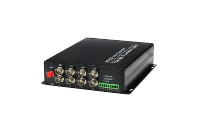 China HD SDI to Fiber Converter 4 Channel for CCTV System Optical audio receiver for sale