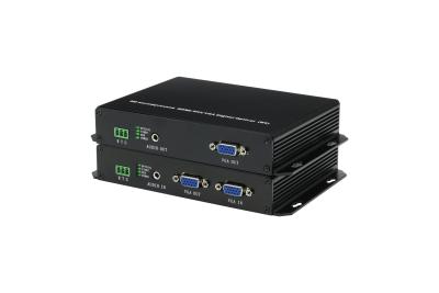 China uncompressed ,VGA over fiber extender ,VGA video audio  fiber media converter for sale