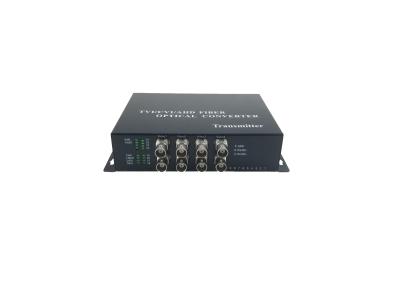 中国 HD CVI/AHD Optical Converter with 8 CH- Fiber Optic Transmitter and Receiver. Single /Multimode, RS485/232BNC port,20KM, 販売のため