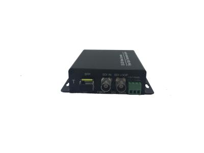 China 1080P/60Hz 1 Kanal SDI Converter+RS485 zu Faser optischem Extender/3g-SDI Video zu Faser Übermittler zu verkaufen