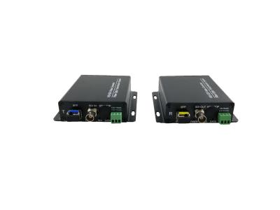 China 1 Channel 1080P/30Hz HD SDI to Fiber Optical Converter with Embedded audio/1 Ch Reverse RS485 Data Converter for sale