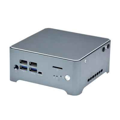 China For Wholesale Express Business hptc Fanless Mini Desktop PC Industrial Chipset Computer I5-8265U for sale