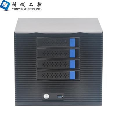 China LAN 2 COM Dual Core i5 6287U 3.1GHz 4 Bay HDD NAS Computer NAS87Z (J1900) for sale