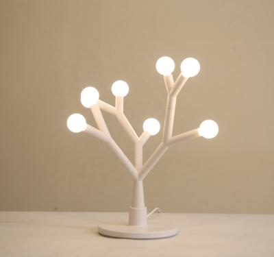 China Creative Stylish 8Warm Shapes White Shapes Transformable White Bulbs Lamp DIY Nightstand Lamp LED Table Flower Lamp Living Room Bedroom Living Room Bedroom Desk for sale