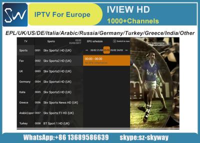 Cina Iview hd iptv included 1000+ UK, Arabic, Greek live Channels and VOD Arabic IPTV Europe IPTV in vendita