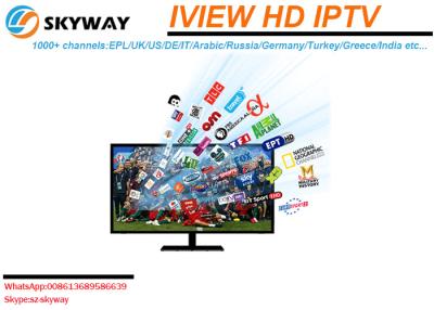 Chine popular sports and cinema greek vip channels Iview hd iptv 1 year subscription with 1000 live Channels and 1000 VOD à vendre