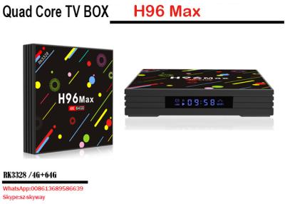 China New Product 2018 H96 MAX H2 RK3328 4G 64G Cheap Iptv Set Top Box Android 7.1 Os Tv Box for sale