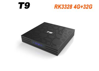 China Smart TV BOX 4GB RAM 32GB Rk3328 T9 Android 8.1 TV Box H.265 4K WIFI BT 2.4G WIFI 100M LAN Octa core IPTV Media Player for sale