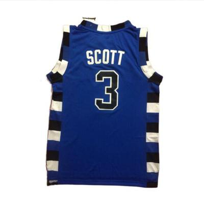 China Treehill Number 3 Ravens Black/Blue//White Antibacterial Space Jam Basketball Jersey for sale