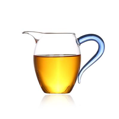 China 2022 New Artificial Borosilicate Tea Cup Viable Wholesale Cheap Blowing Glass Coffee Mugs For Drinking for sale