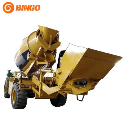 China Construction worksÂ   High Performance Automatic Mobile Concrete Mixer Truck For Sale for sale