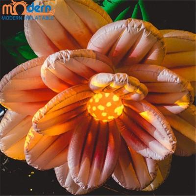 China High Quality Commercial Party Color Led Giant Inflatable Flower Decoration Inflatable Led Flower for sale