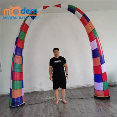 China Party Cheap Price LED Inflatable Cone, Pillar, Led Inflatable Fender For Wedding Decoration for sale