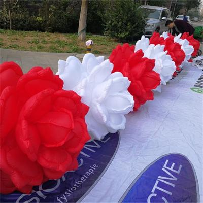 China India party led inflatable flower chain for wedding decoration for sale