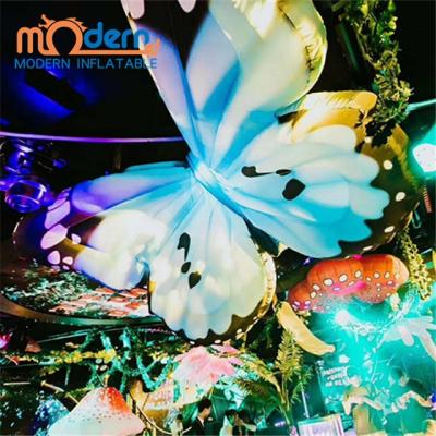 China Party Lighting Hanging Inflatable Butterfly Wings For Club Event Decoration for sale