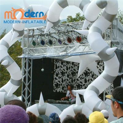 China For 2019 Decorative Lighted Inflatable Music Festival Outdoor Music Festival Concert Stage Tubes Entrance for sale