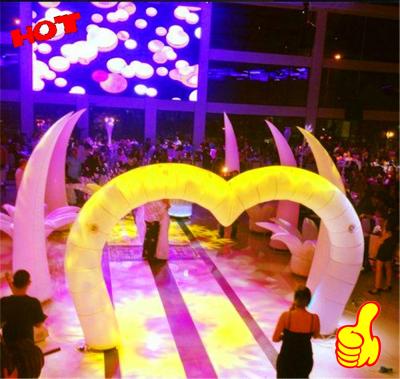 China Inflatable Party Fender Lighted Inflatable Ivory For Entrance Decoration for sale