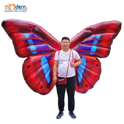 China Custom Party Stage Performance Colorful Outdoor Party Decoration Advertising Inflatable Giant Butterfly for sale