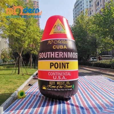 China 210d oxford cloth factory direct commercial customized inflatable bottle can for advertising for sale