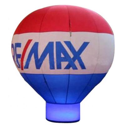 China Remax inflatable hot air balloon advertising giant LED balloon factory made light, inflatable hot air balloon, giant inflatable balloon for advertising for sale