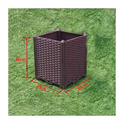 China Modern Hot Sale Large Long Flower Planter Indoor Outdoor Plastic Plant Box for sale