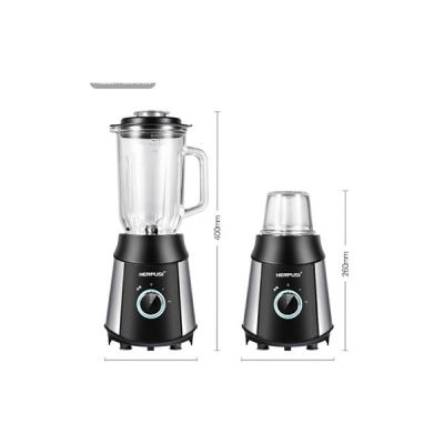 China Multifunctional 1.0L Food Blender Made in China Licuadora Electric Glass Jar with Cup Dry Grinder. for sale