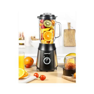 China Multifunctional Kitchen Appliances Small Blender Food Processor 1L Glass Juicer 2 In 1 Vegetable Blender. for sale