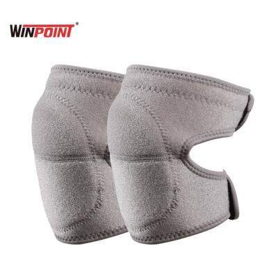 China Breathable Adjustable Elasticity WINPOINT FITNESS Strapped Sport Pad SBR Synthetic Rubber Padded Knee Support for sale