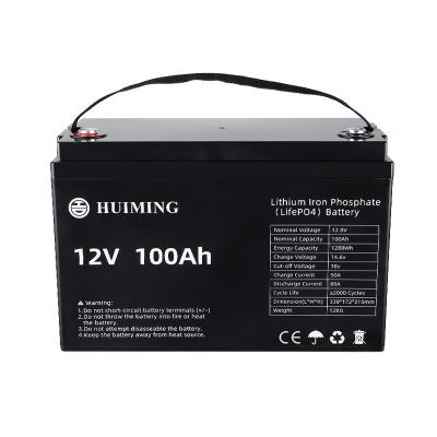 China Toys Battery Storage Battery 12V 100Ah 150Ah 200Ah 12V100Ah Solar Wind Energy Storage Solar Power Supply for sale