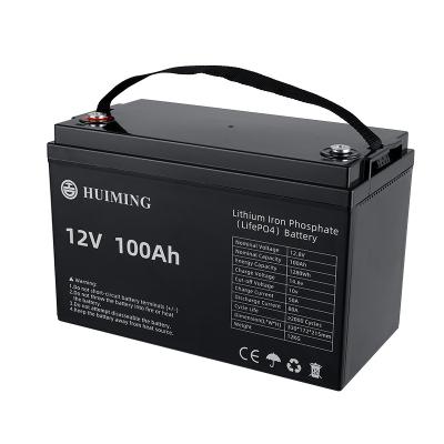 China 12V100Ah Solar Rechargeable Toys Lithium Battery Storage Long Life Lithium Ion Battery Solar Battery for sale