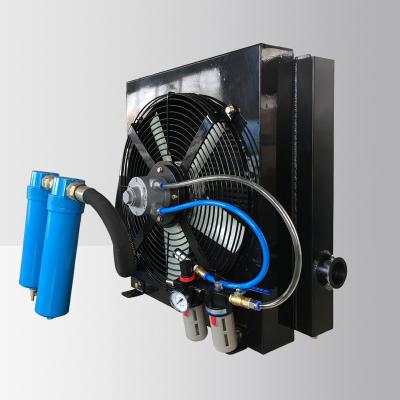 China Liquid Pneumatic Heat Exchange Fan Air Cooler For Rotary Screw Air Compressor for sale