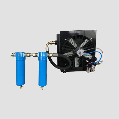 China Air Compressor / Blasting Machine Air Cooled Compressor Air Cooler Aftercooler With Filters for sale