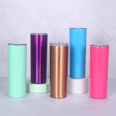 China Sustainable Wholesale Stainless Steel Tumbler Insulated Vacuum 20 oz Stainless Steel Tumbler With Lid for sale