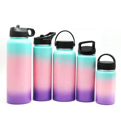 China Customized Insulated Thermos Sports Bottle Double Wall Stainless Steel Vacuum Flask Water Bottle for sale