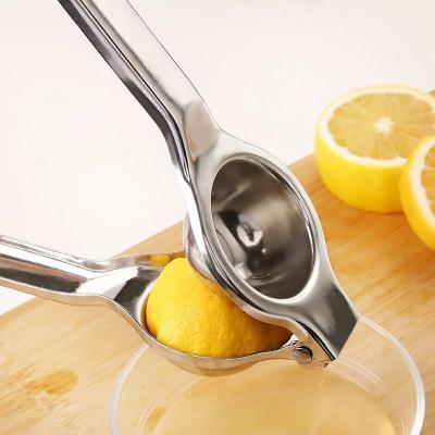 China Stored Manual Lemon Squeezer Manual Lime Juice Crusher Handheld Lemon Squeezer Stainless Steel for sale