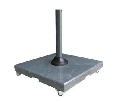 China Polished High Quality 120 Kg Heavy Duty Umbrella Stand With Wheels Umbrella Base for sale